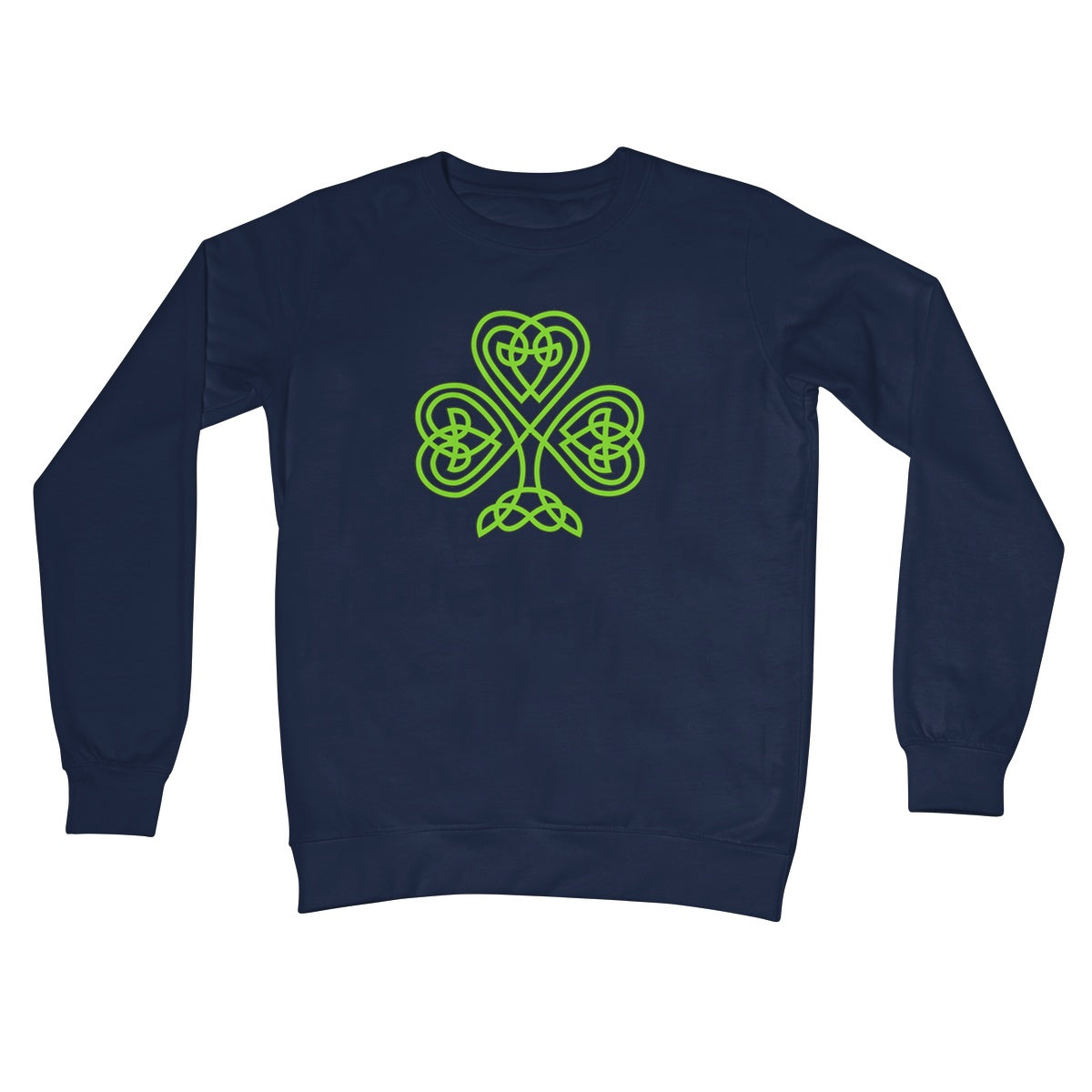 Celtic Shamrock Crew Neck Sweatshirt
