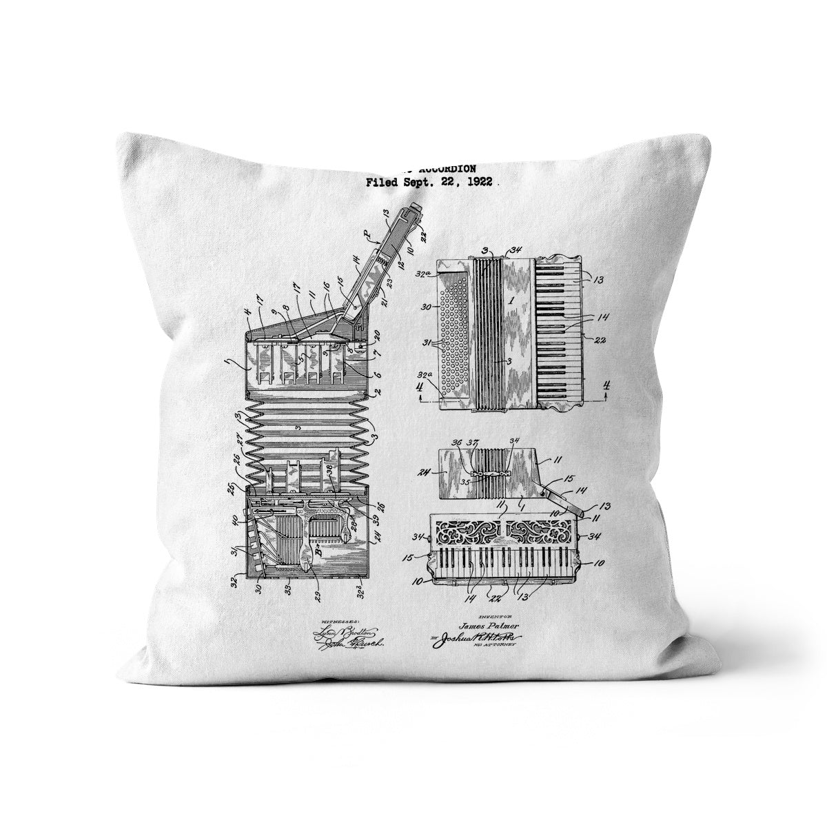 Accordion Patent Cushion