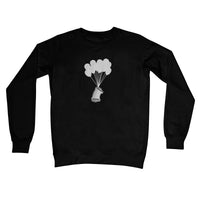 Banksy Style Concertina Crew Neck Sweatshirt