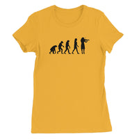 Evolution of Female Fiddle Players Women's Favourite T-Shirt