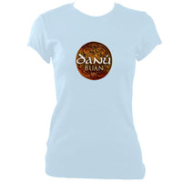 update alt-text with template Danú Buan Womens Fitted T-shirt - T-shirt - Light Blue - Mudchutney