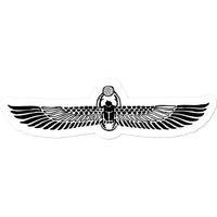 Winged Scarab Sticker