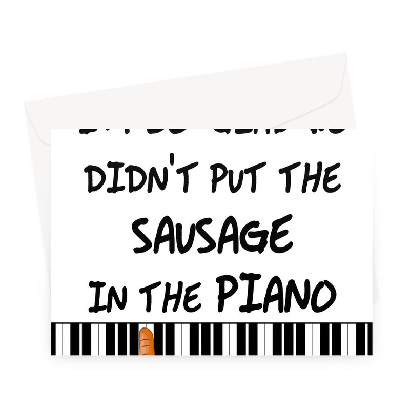 sausage Greeting Card