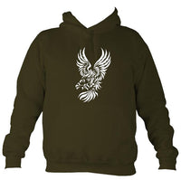 Eagle Hoodie-Hoodie-Olive green-Mudchutney