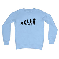 Evolution of Female Flute Players Sweatshirt