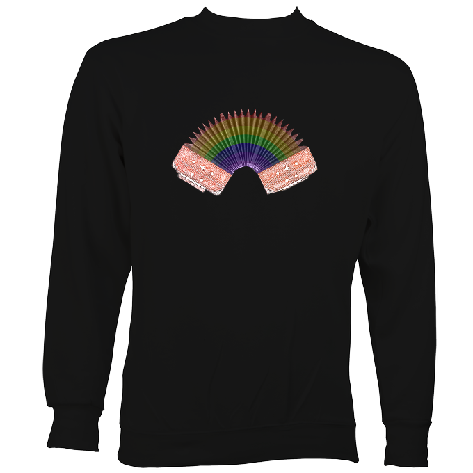 Rainbow Accordion Sweatshirt