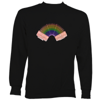 Rainbow Accordion Sweatshirt