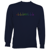 Heartbeat Concertina in Rainbow Colours Sweatshirt