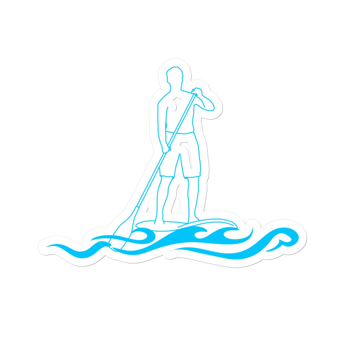 Stand Up Paddleboard Sticker