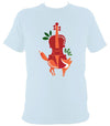 Cambridge Folk Festival - Design 3 - T-shirt - T-shirt - Light Blue - Mudchutney