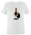 Guitar Strings and Neck T-shirt - T-shirt - White - Mudchutney