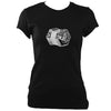 update alt-text with template English Concertina Ladies Fitted T-shirt - T-shirt - Black - Mudchutney
