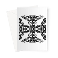 Complex Celtic Cross Greeting Card