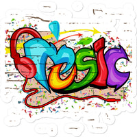 Music Graffiti Art Sticker