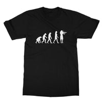 Evolution of Female Fiddle Players Softstyle T-Shirt