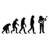 Evolution of Banjo Players Sticker