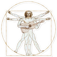 Da Vinci Guitar Sticker