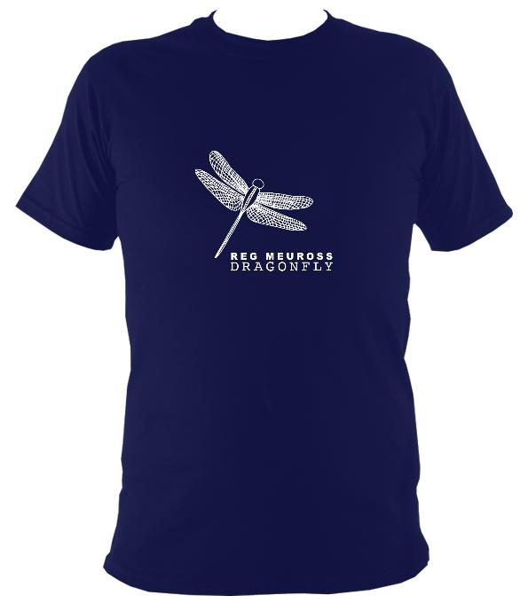 Reg Meuross "Dragonfly" T-shirt - T-shirt - Navy - Mudchutney