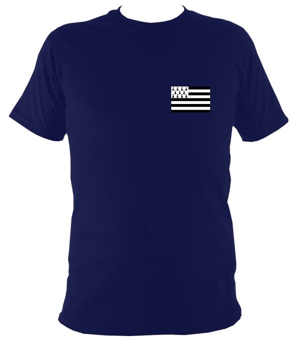 Breton Flag T-shirt - T-shirt - Navy - Mudchutney