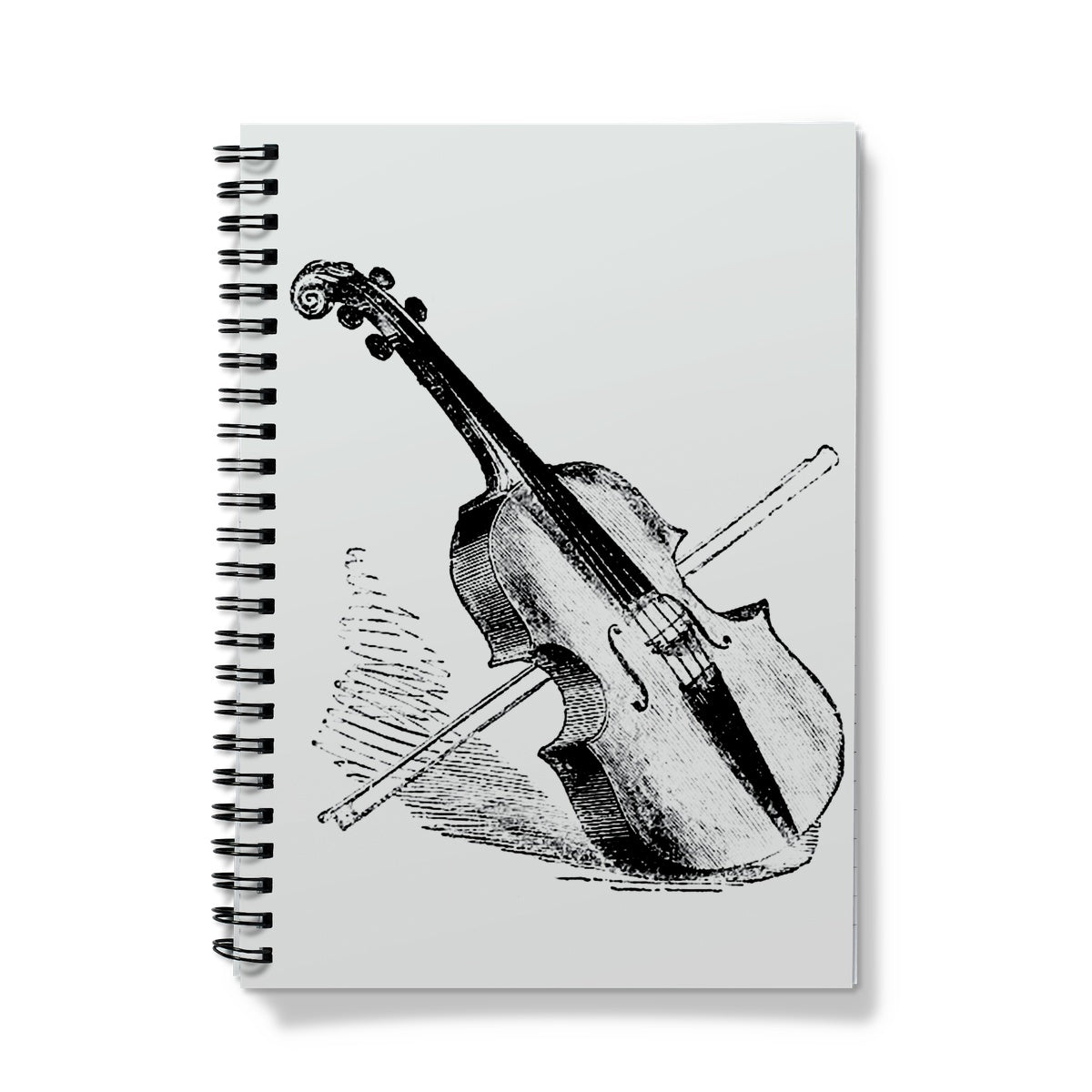 Fiddle and Bow Sketch Notebook