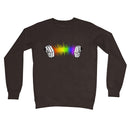 Rainbow Sound Wave Concertina Sweatshirt
