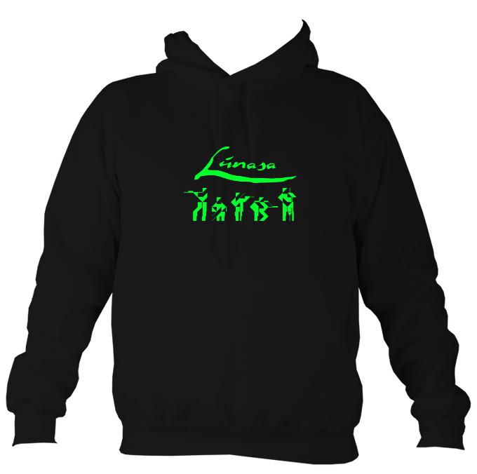 Lúnasa Band Hoodie-Hoodie-Jet black-Mudchutney