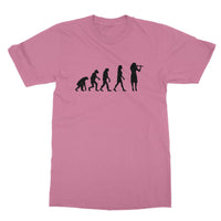 Evolution of Female Flute Players T-Shirt