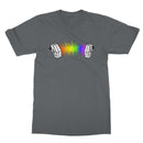 Rainbow Sound Wave Concertina T-Shirt