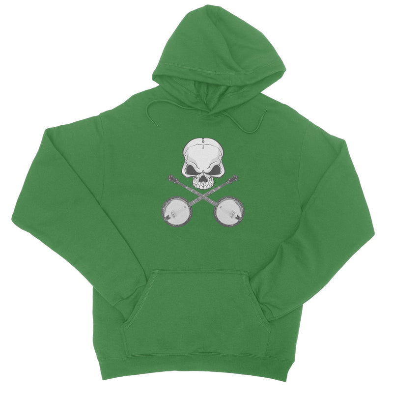 Skull and crossed Banjos Hoodie