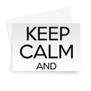 Keep Calm & Play Banjo Greeting Card