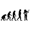 Evolution of Banjo Players Sticker