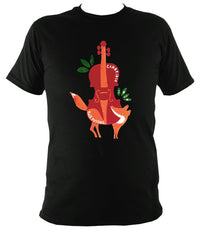 Cambridge Folk Festival - Design 3 - T-shirt - T-shirt - Black - Mudchutney