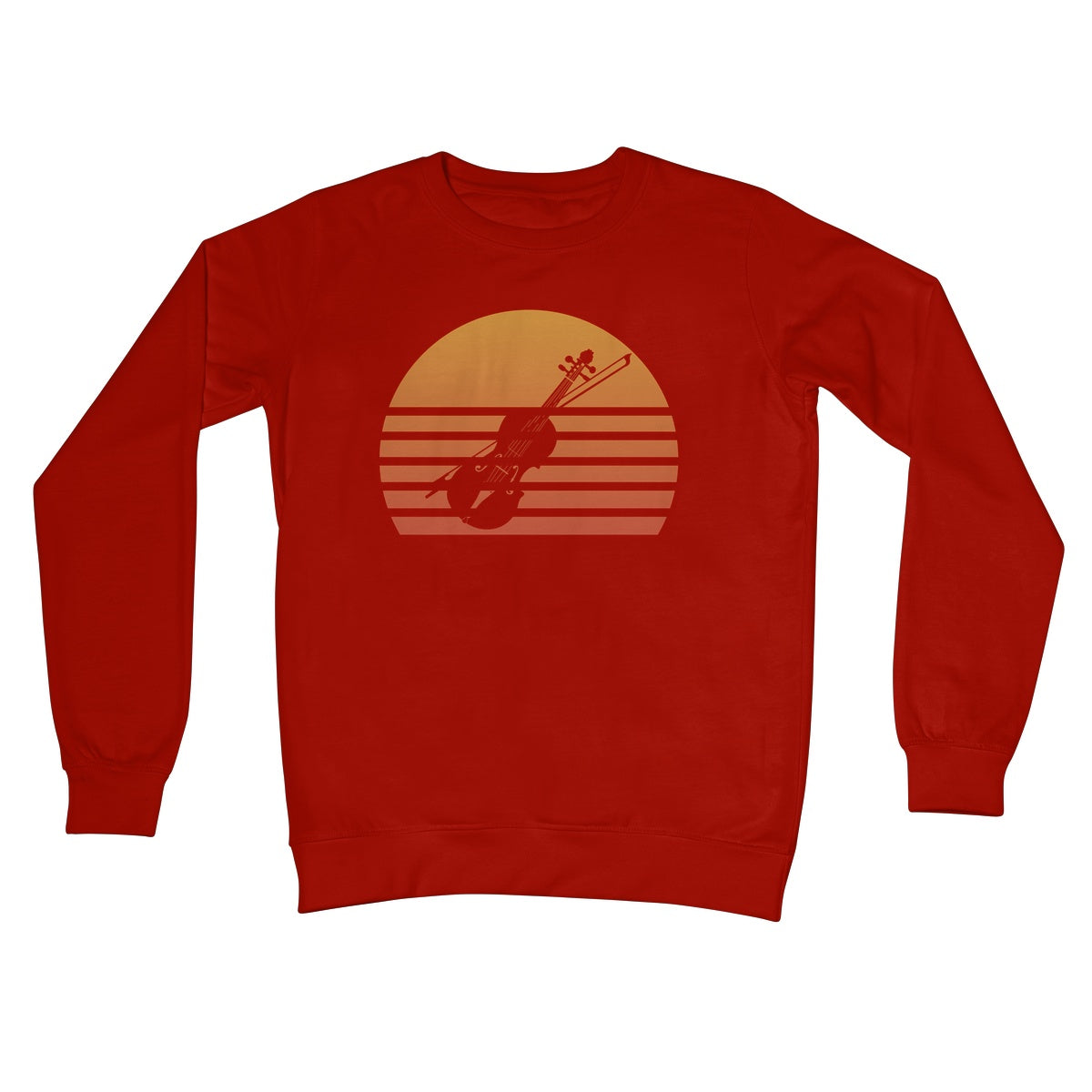 Sunset Fiddle Crew Neck Sweatshirt