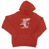 Goblin Playing Fiddle College Hoodie