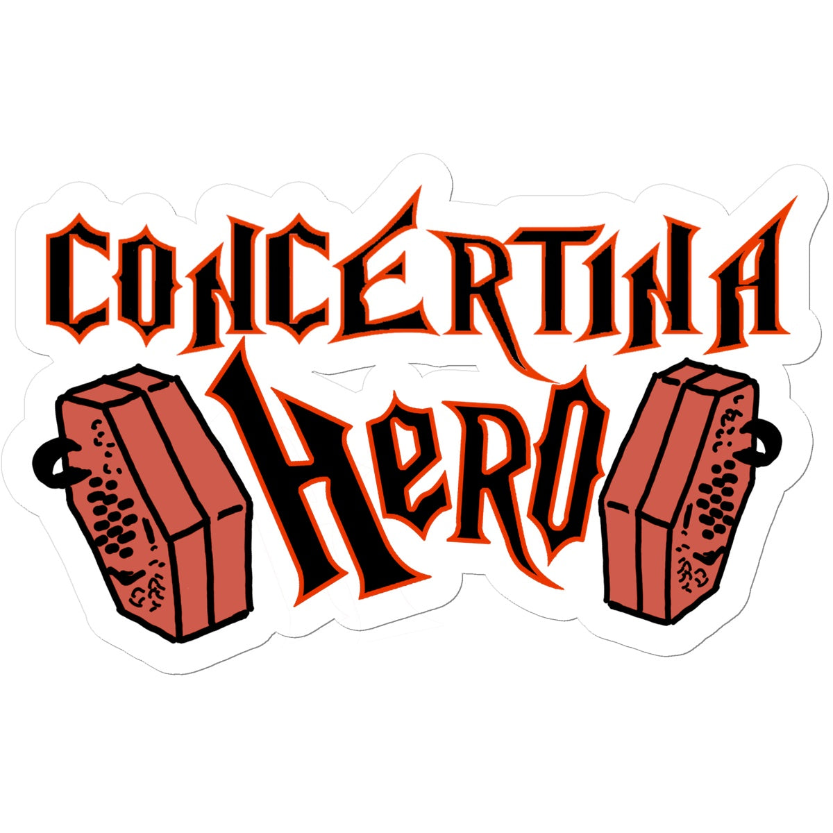 Concertina Hero Sticker