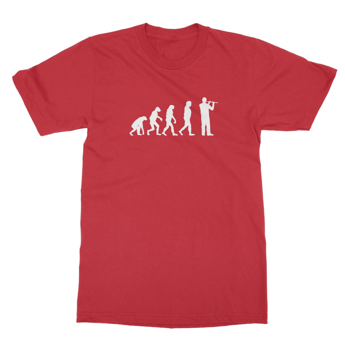 Evolution of Flute Players T-Shirt