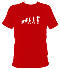 Evolution of Female Flute Players T-Shirt