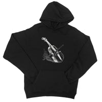 Fiddle and Bow Sketch Hoodie