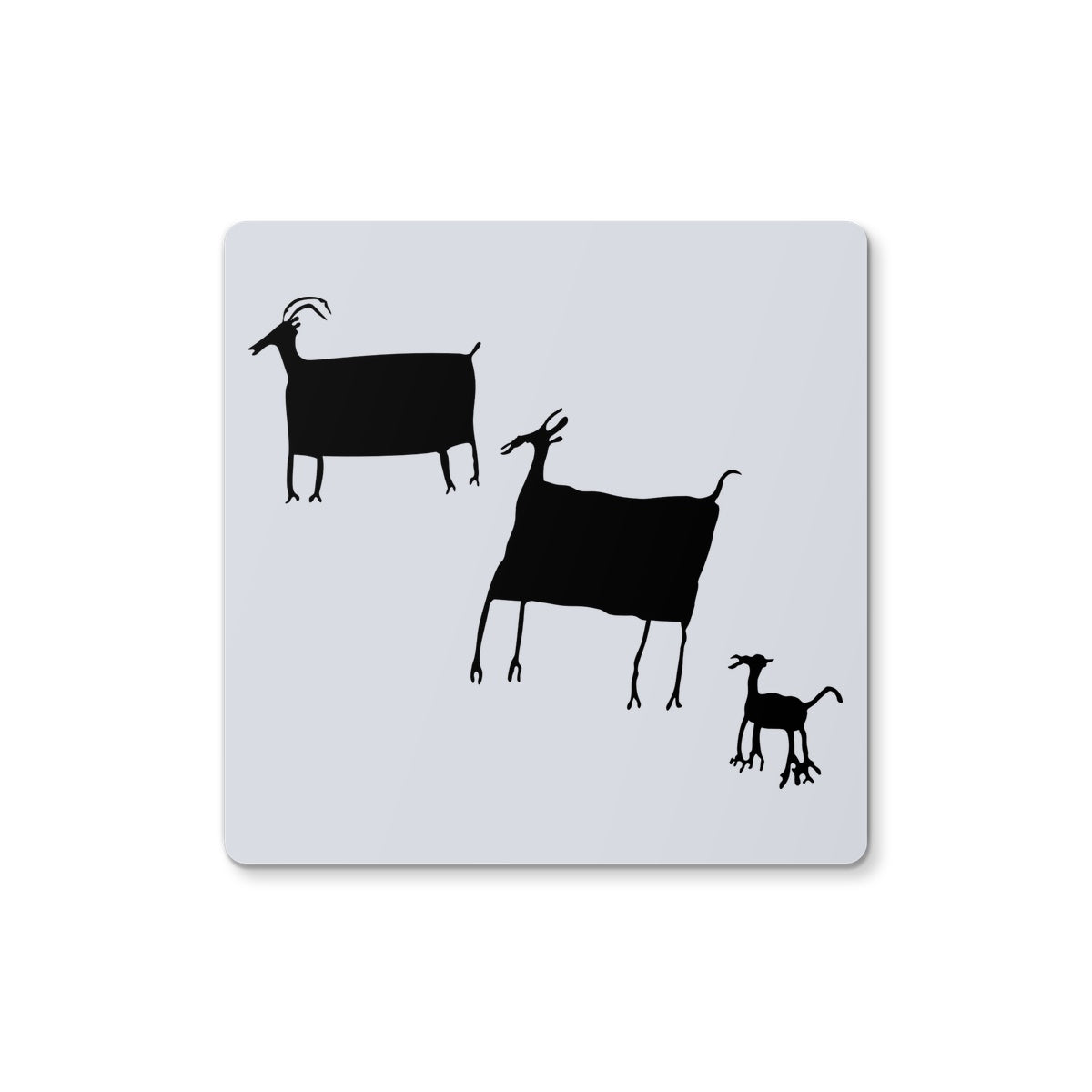 Cave Painting Animals Coaster