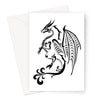 Tribal Dragon Greeting Card