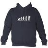 Evolution of Fiddle Players Hoodie-Hoodie-Denim-Mudchutney