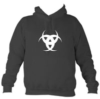 Tribal 3 Moons Hoodie-Hoodie-Charcoal-Mudchutney