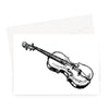 Fiddle Sketch Greeting Card