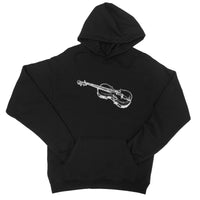 Fiddle Sketch College Hoodie