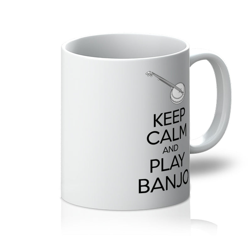 Keep Calm & Play Banjo Mug