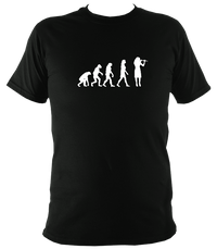 Evolution of Female Fiddle Players T-shirt