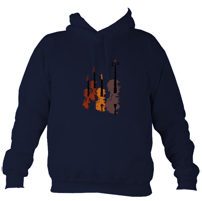 String Quartet Sketch Hoodie-Hoodie-Oxford navy-Mudchutney