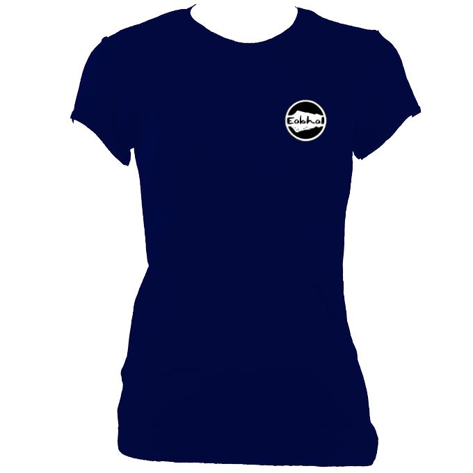 update alt-text with template Eabhal Ladies Fitted T-shirt - T-shirt - Navy - Mudchutney