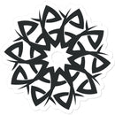Celtic Style Flower Sticker
