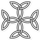 Celtic 4 sided knot Sticker